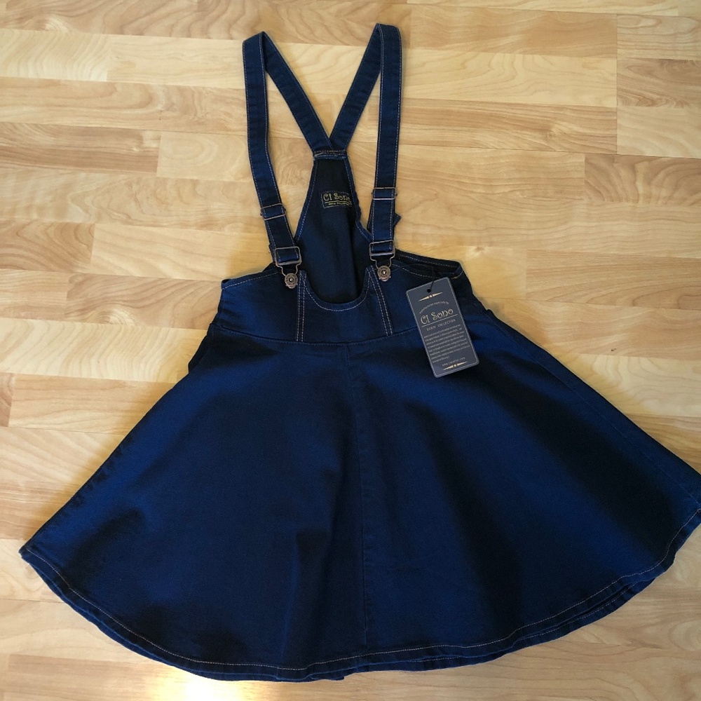 Denim Skirt Overall
